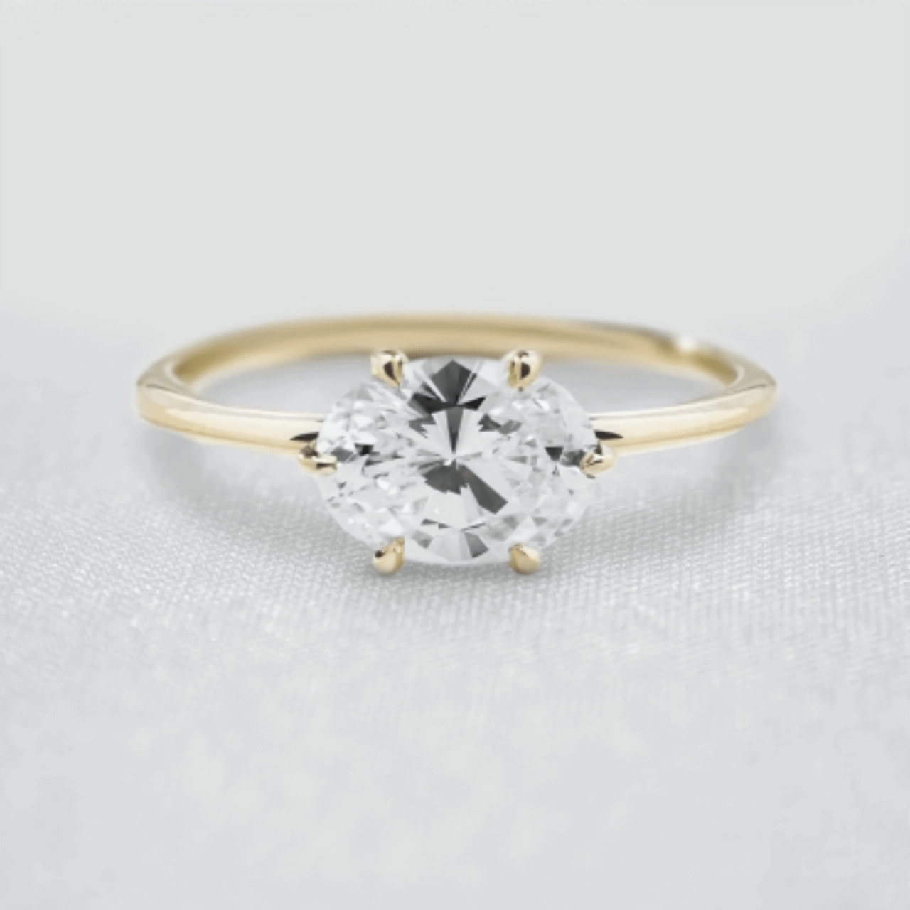 Pear Shape 6 Prong Solitaire Ring