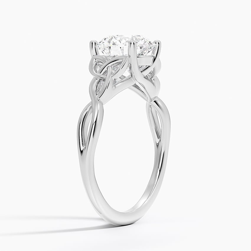 Twisted Twigs Solitaire Ring