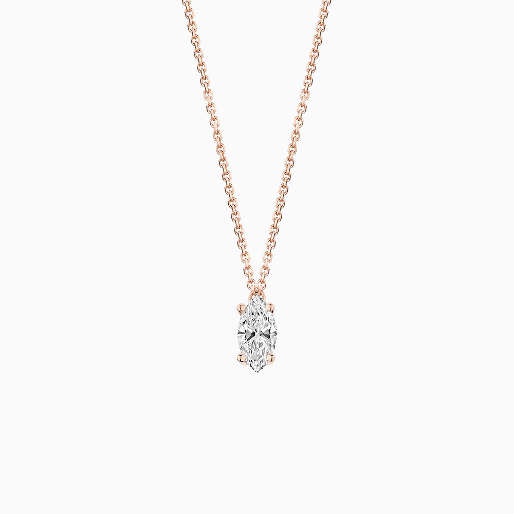 Marquise Cut Solitaire Pendant