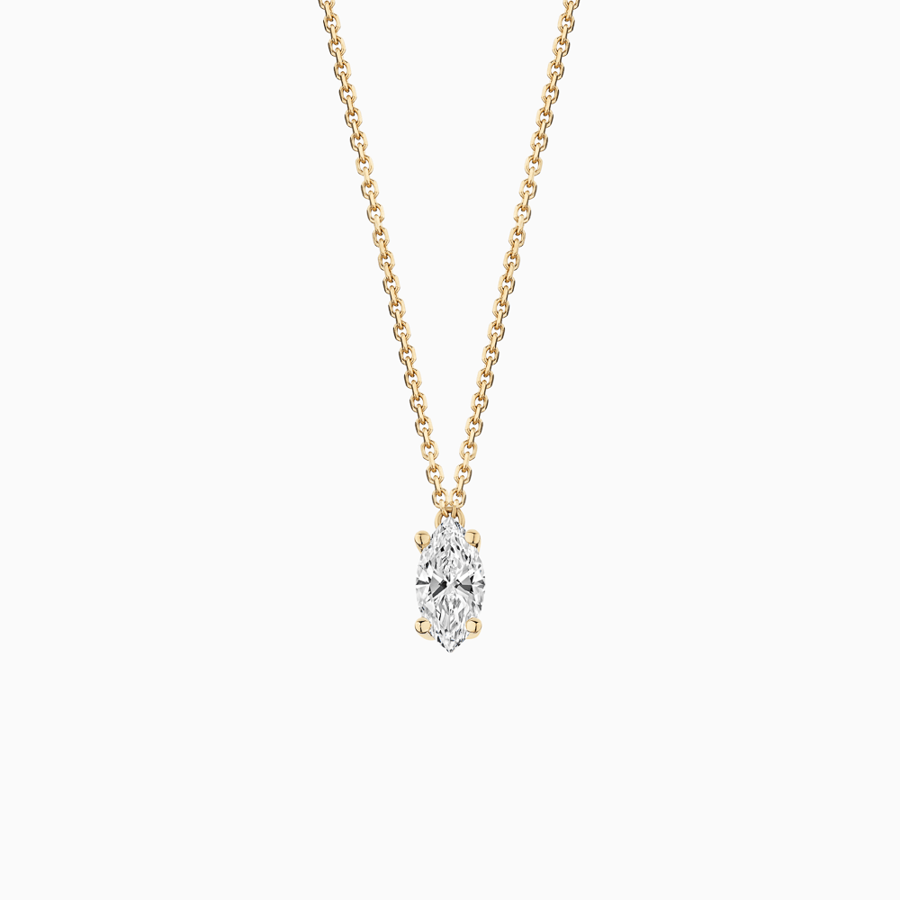 Marquise Cut Solitaire Pendant