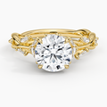 Twisted Garden Solitaire Ring