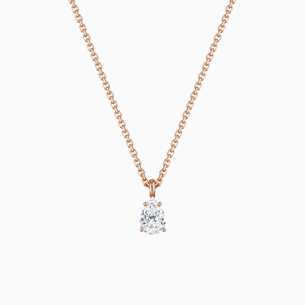 Pears Shape Solitaire Pendant