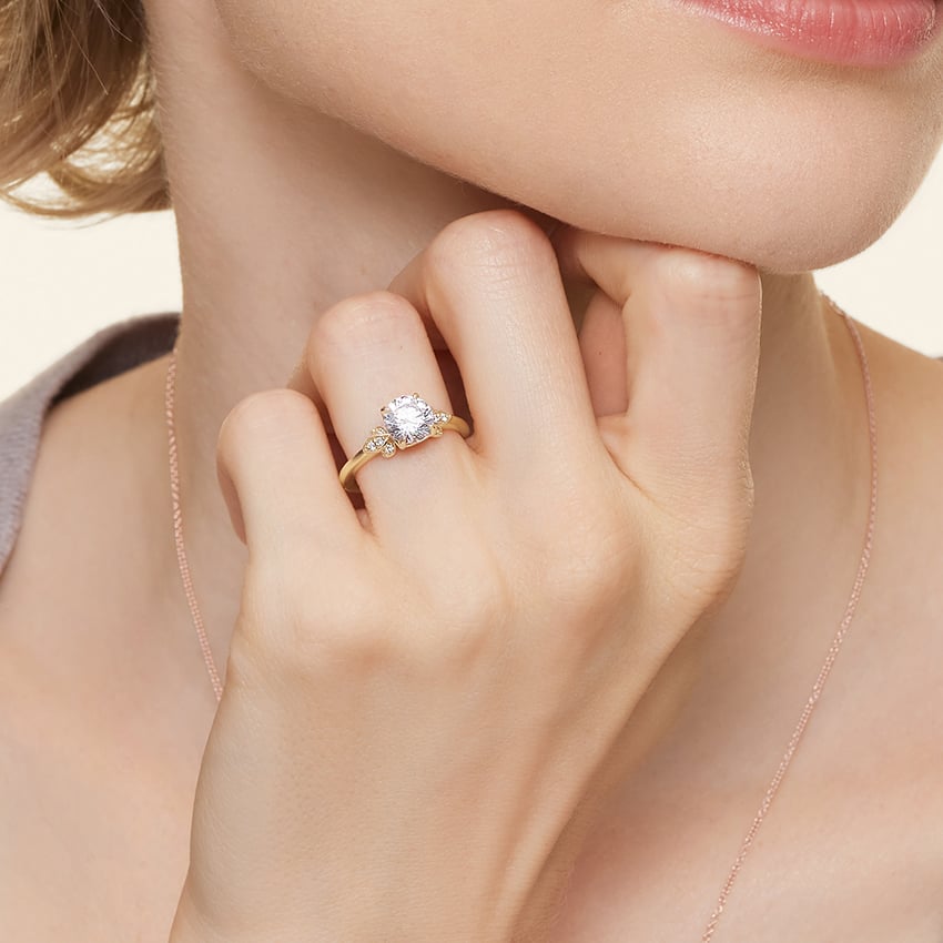Flora Solitaire RIng