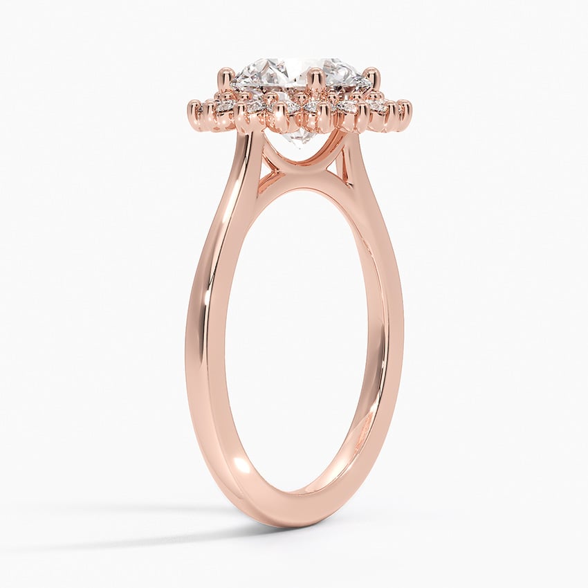 Sunflower Solitaire Ring