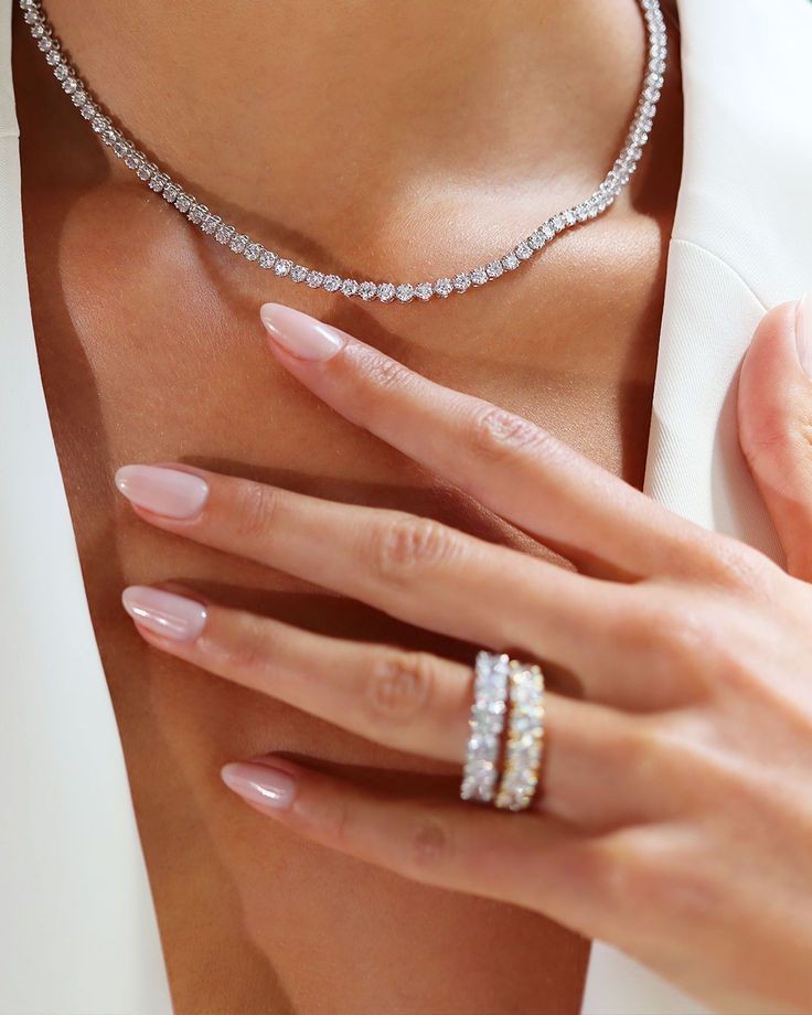 Love Tennis Necklace Round