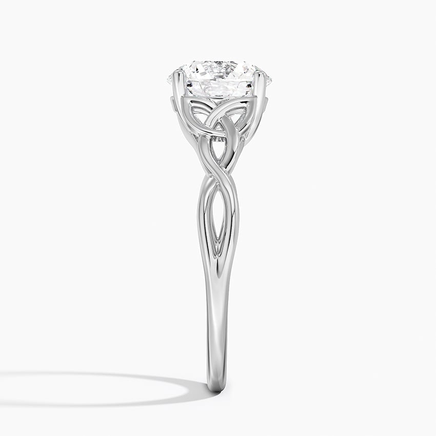 Twisted Twigs Solitaire Ring