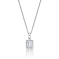 Emerald Cut Solitaire Pendant
