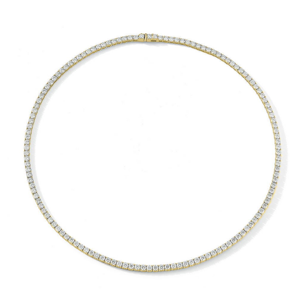 Love Tennis Necklace Round