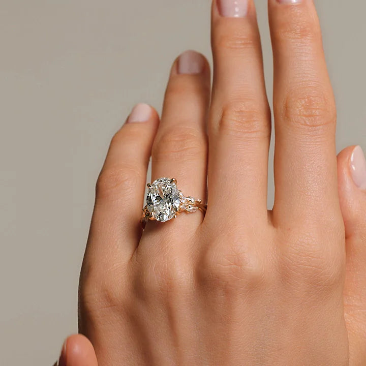 Twisted Garden Solitaire Ring