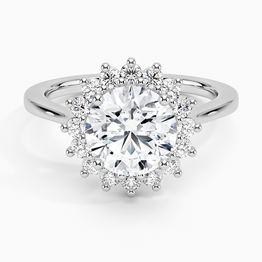 Sunflower Solitaire Ring