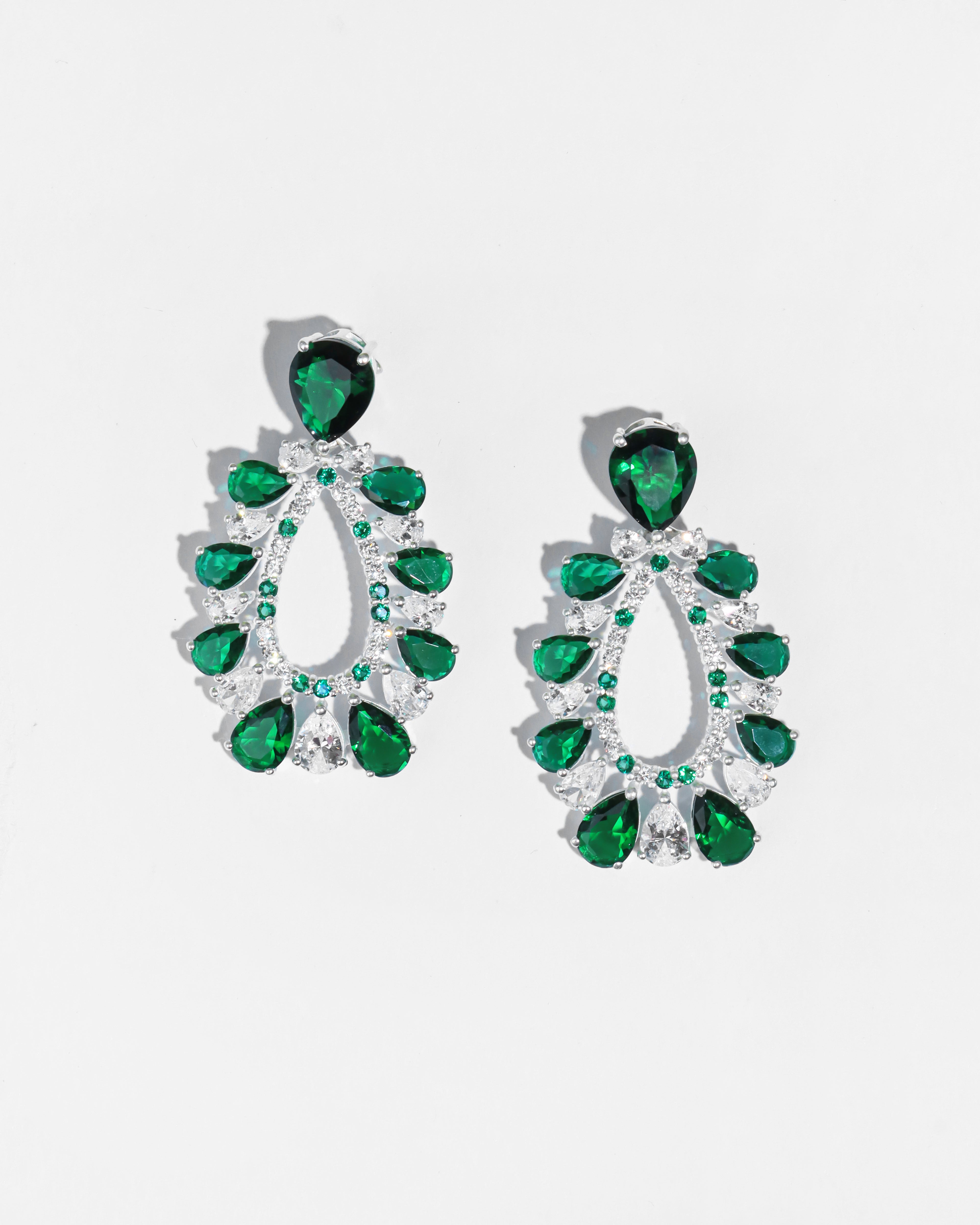Emerald Pear Teardrop