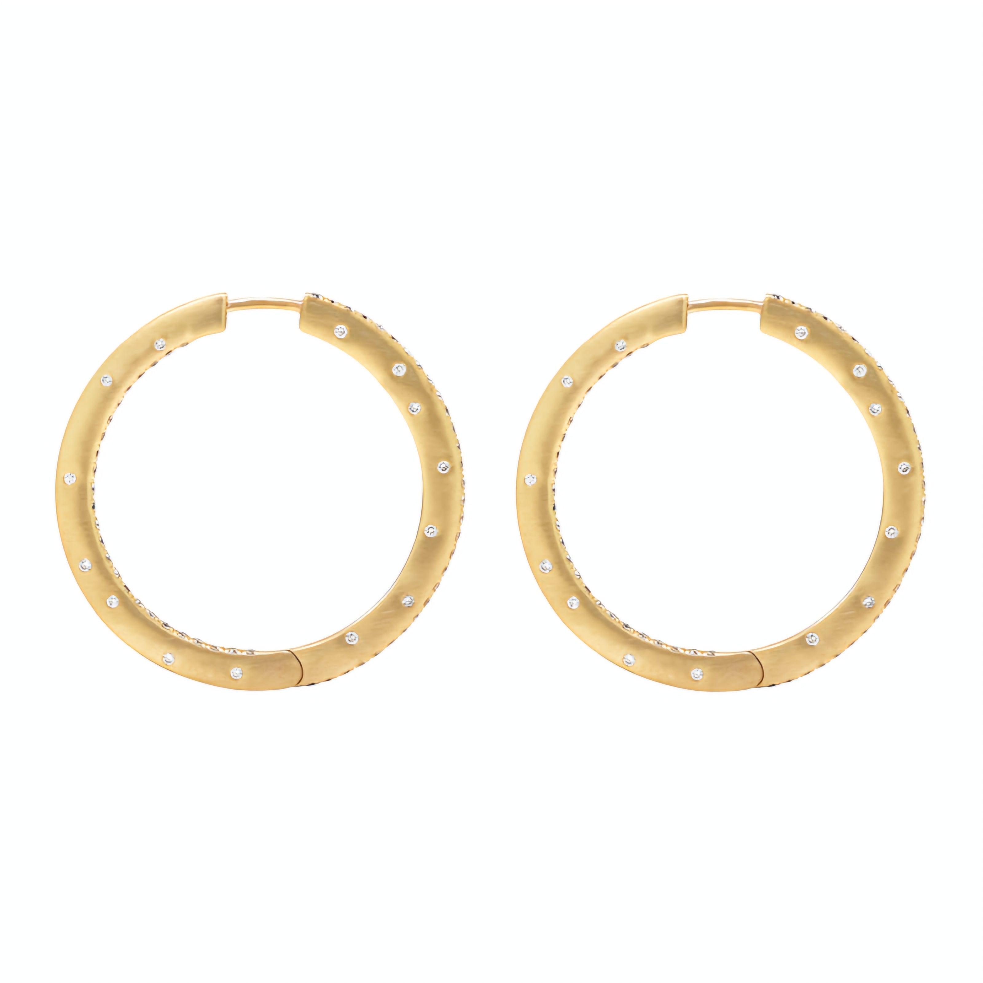 Love Moon Hoop Earrings