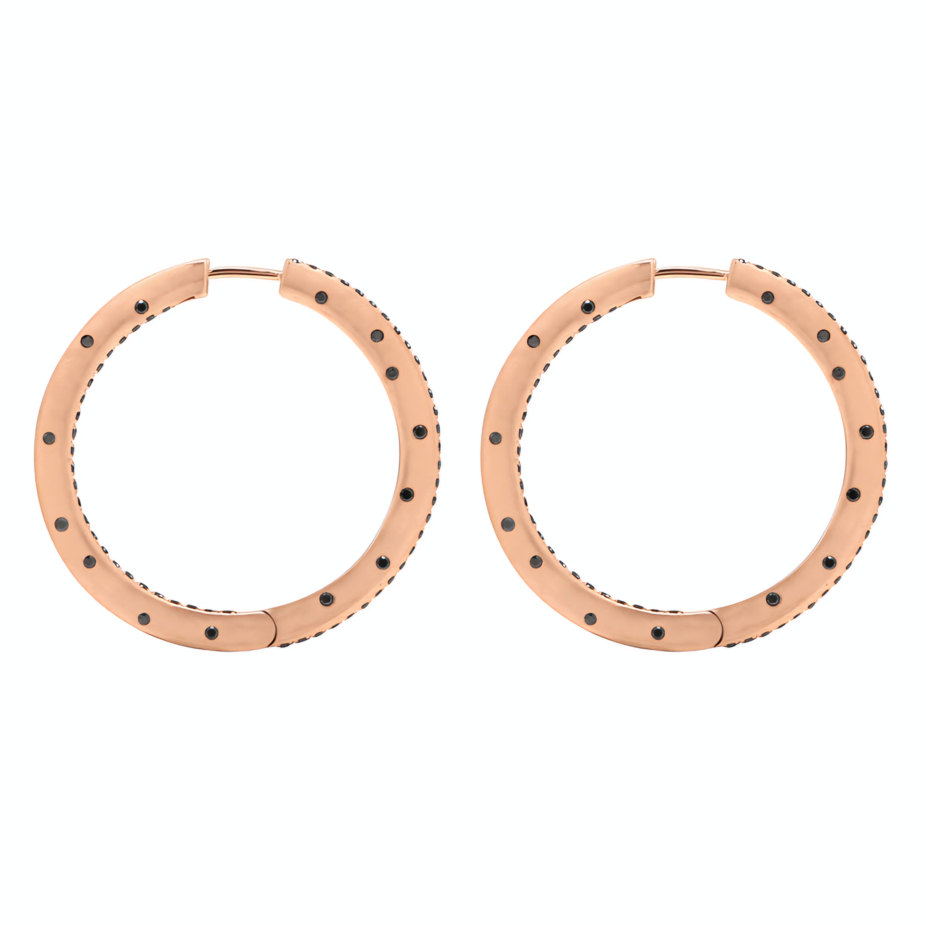 Love Moon Hoop Earrings