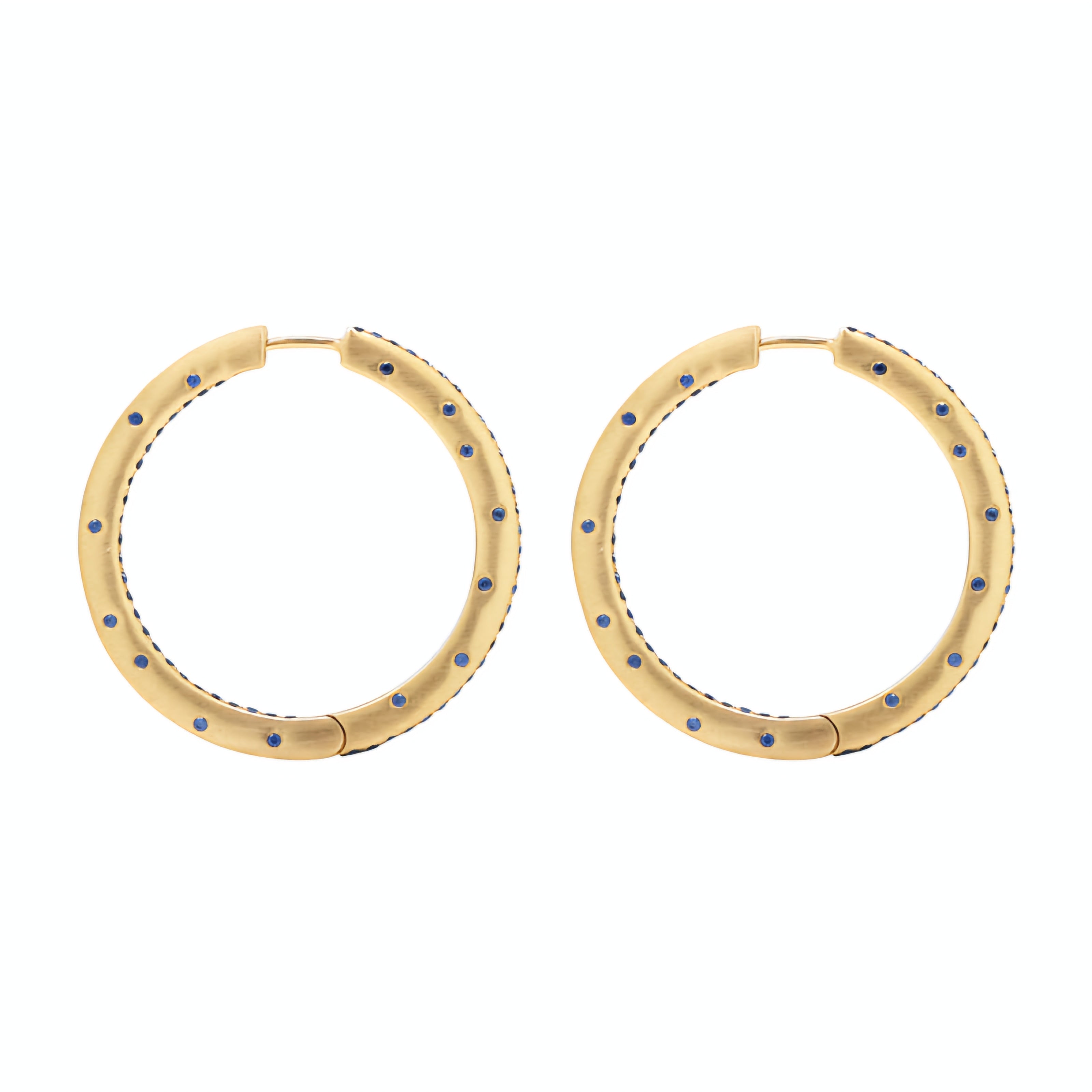 Love Moon Hoop Earrings