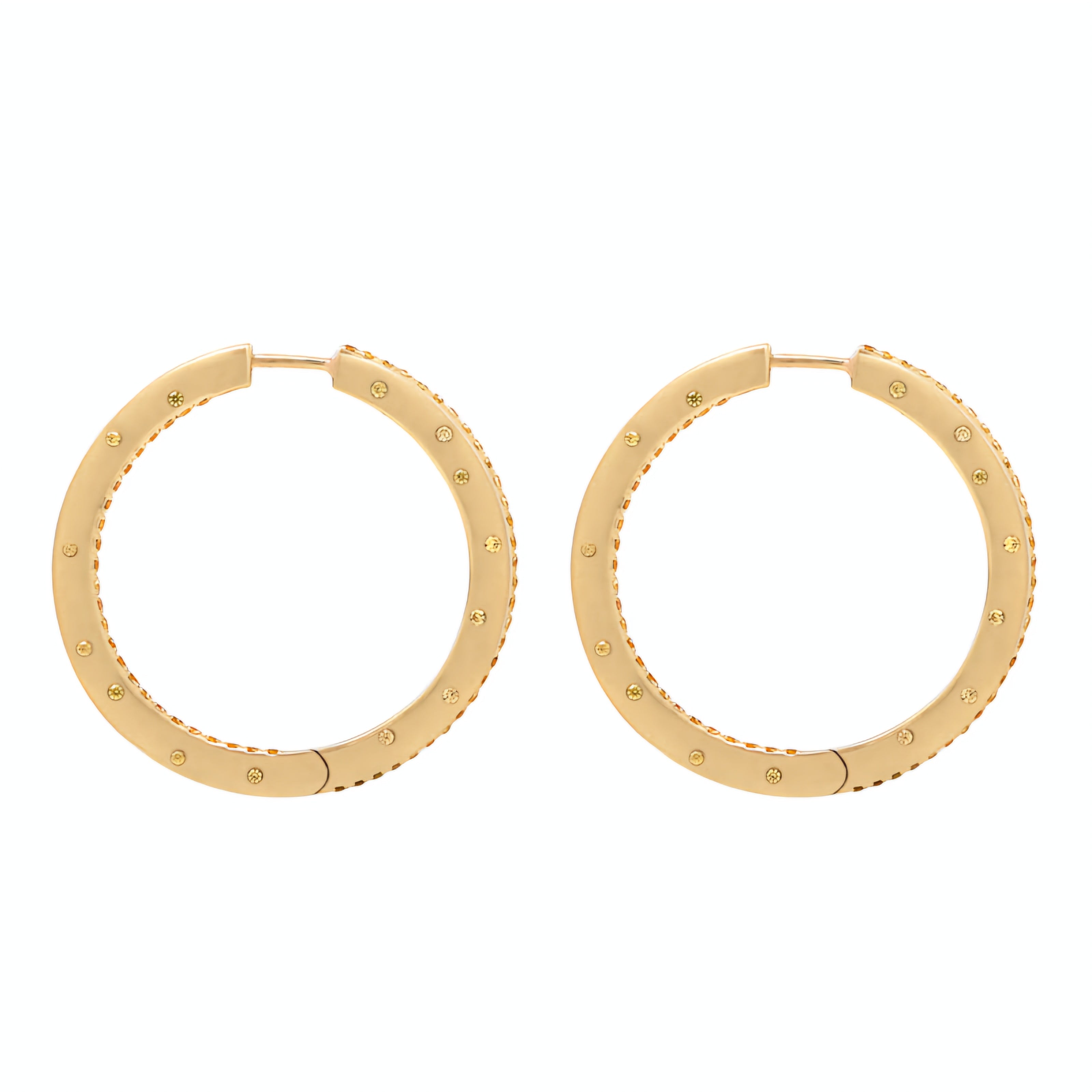 Love Moon Hoop Earrings
