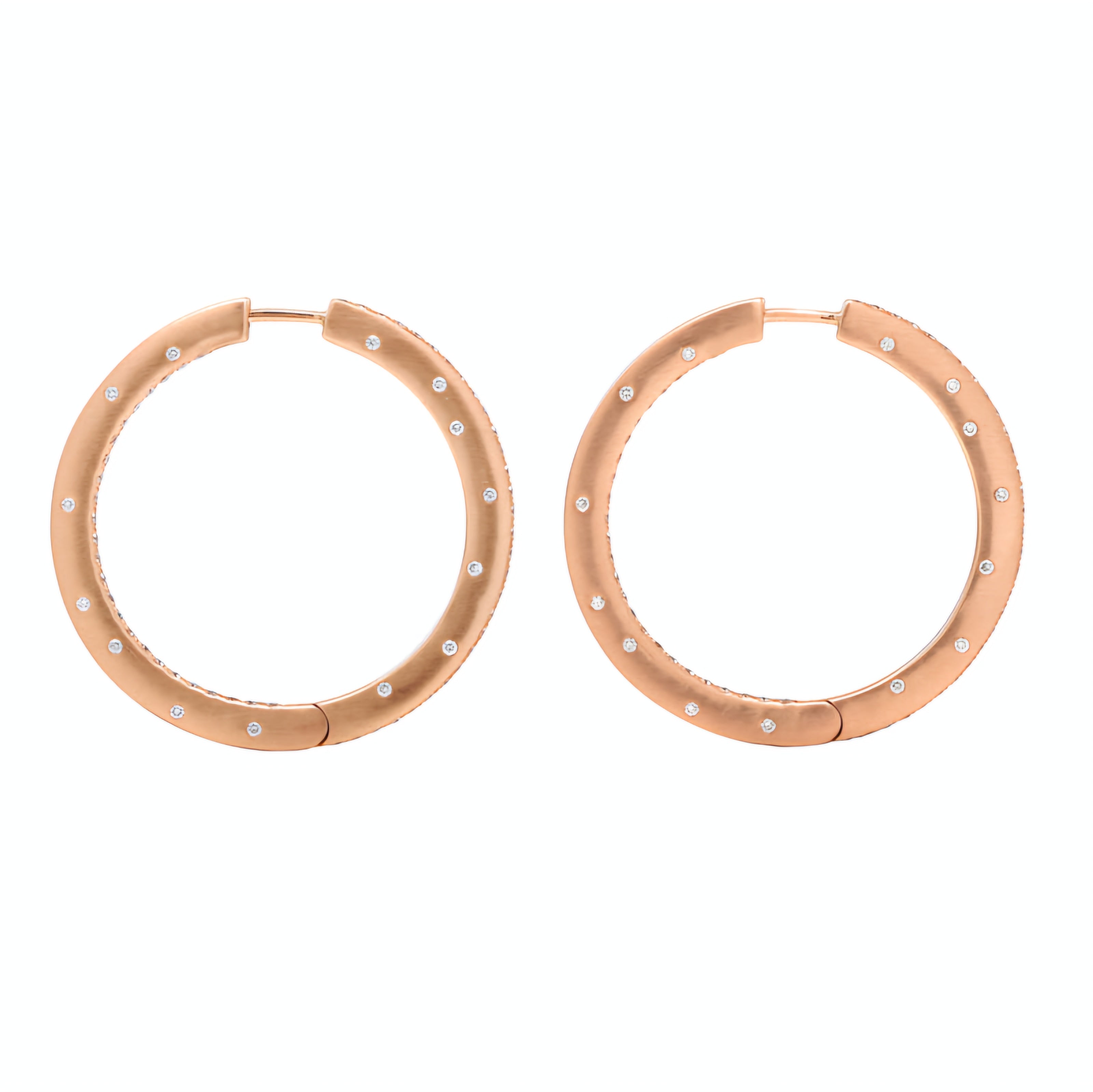 Love Moon Hoop Earrings