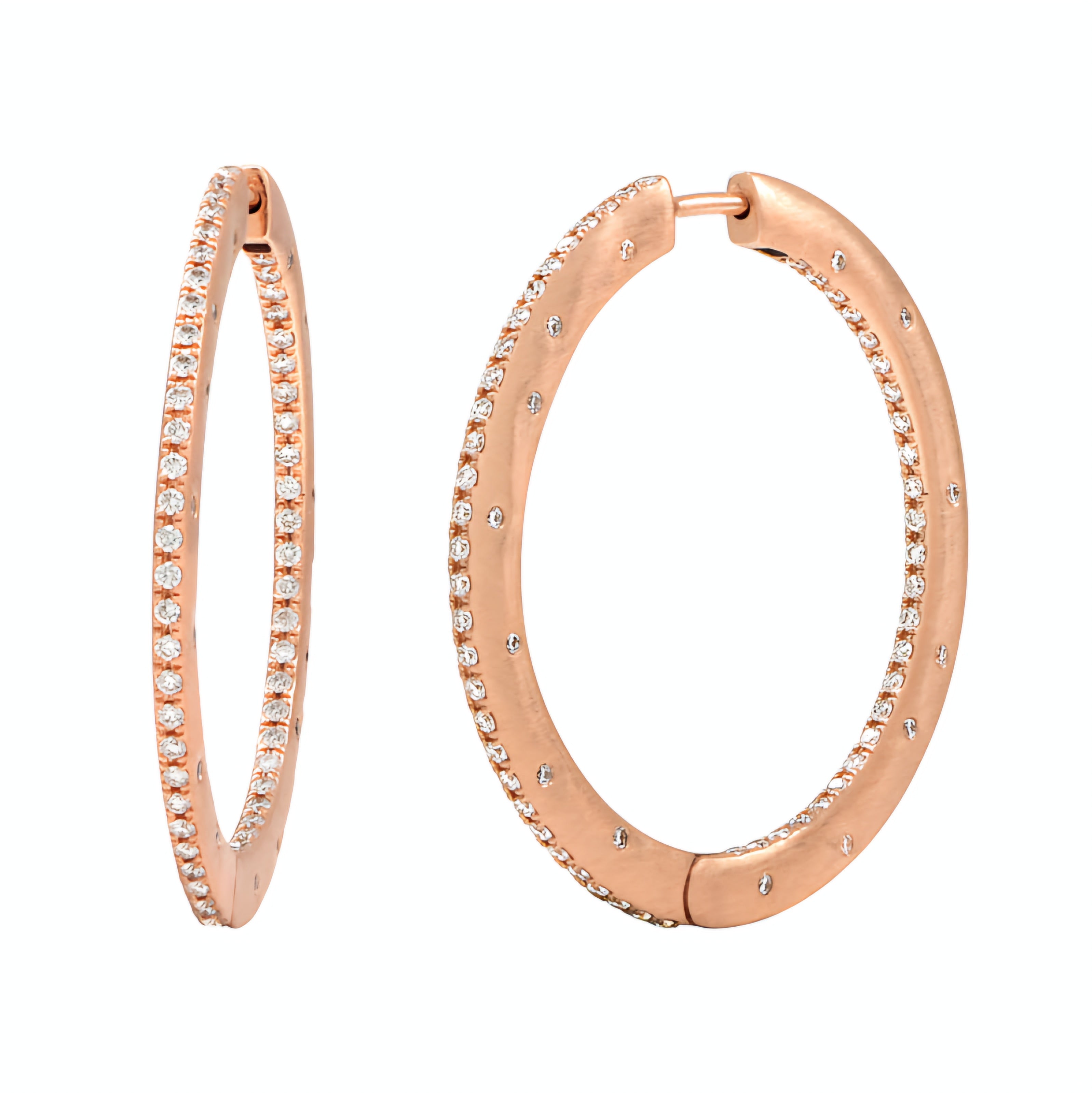 Love Moon Hoop Earrings