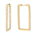 Rectangle Hoop Earrings