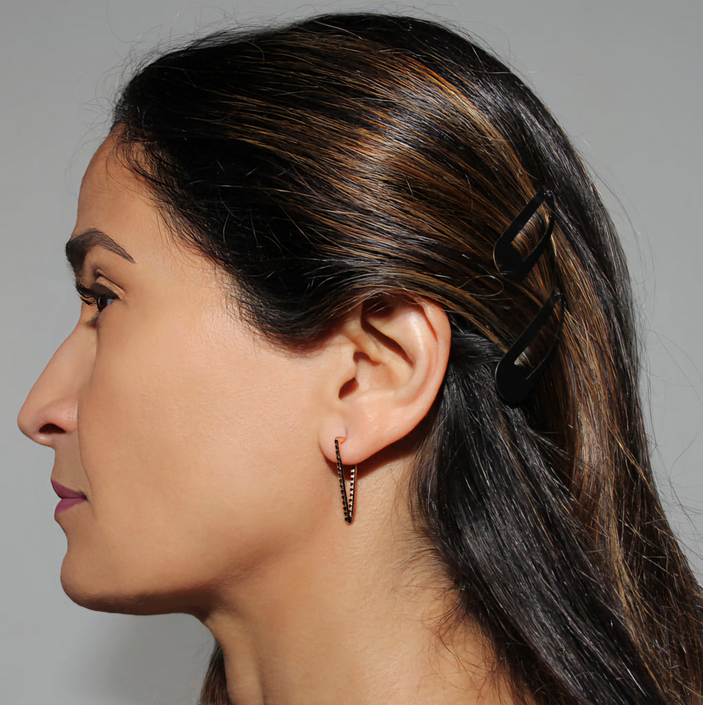 Love Triangle Hoop Earrings