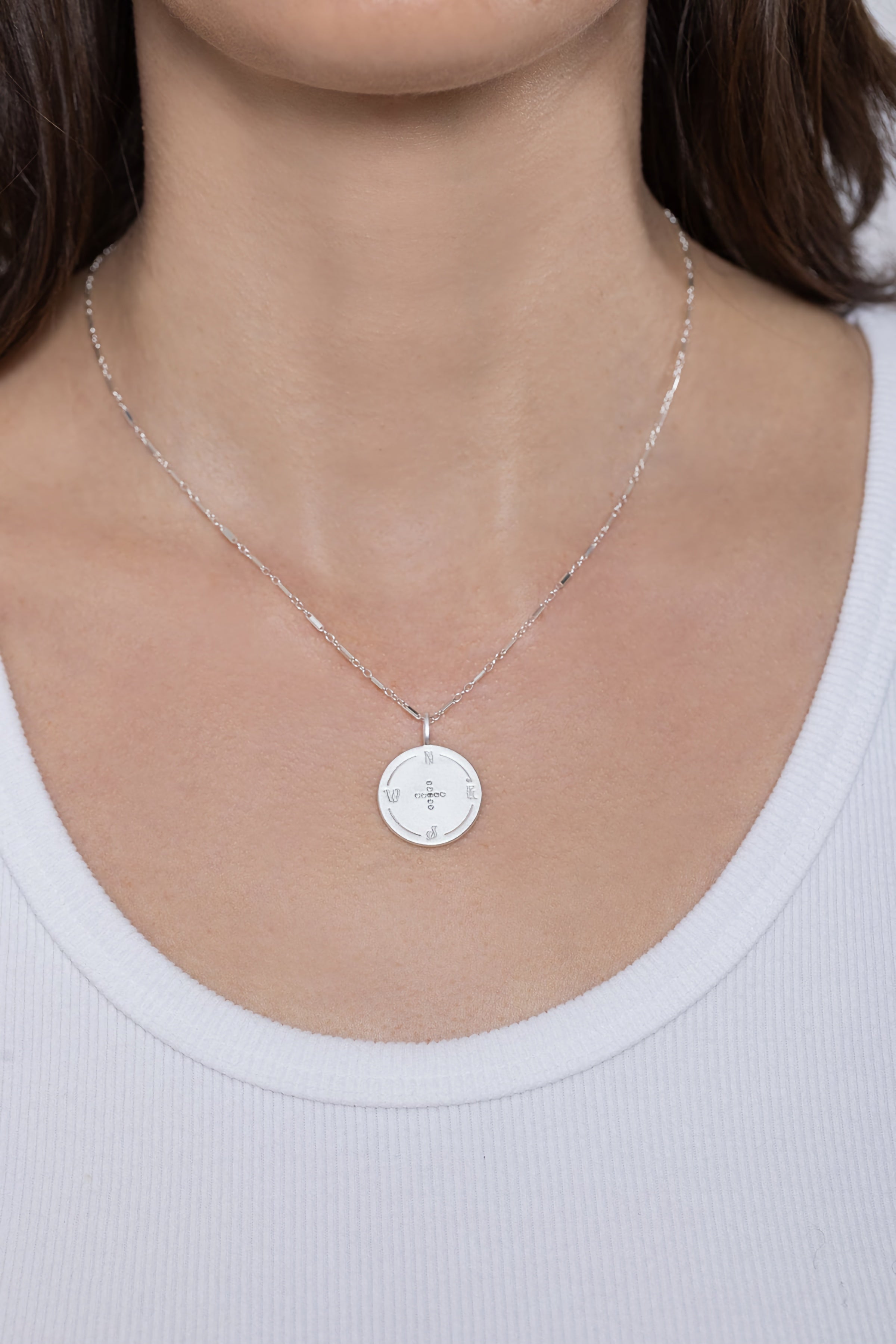 Compass Charm Pendant