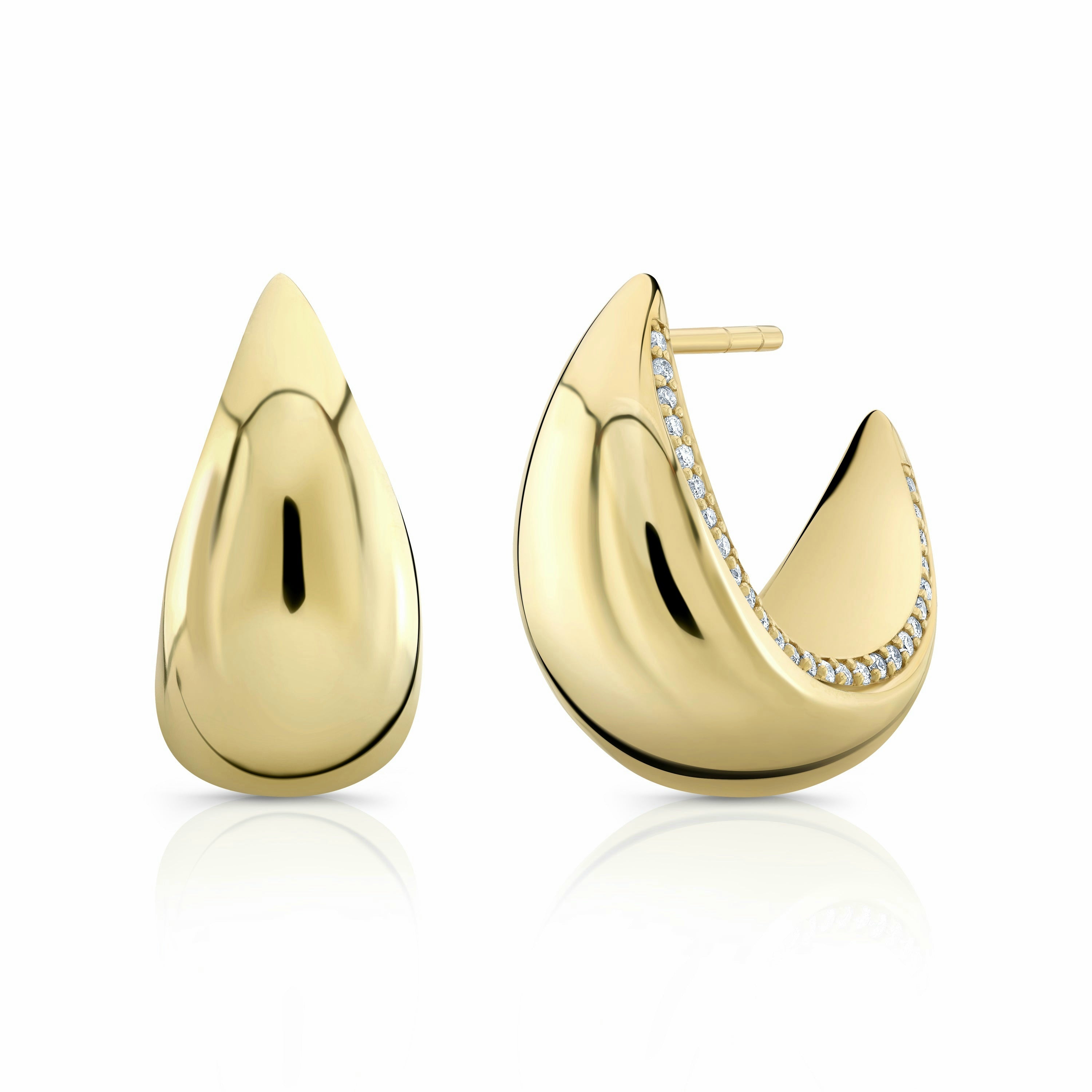 Love Dome Hoop Earrings
