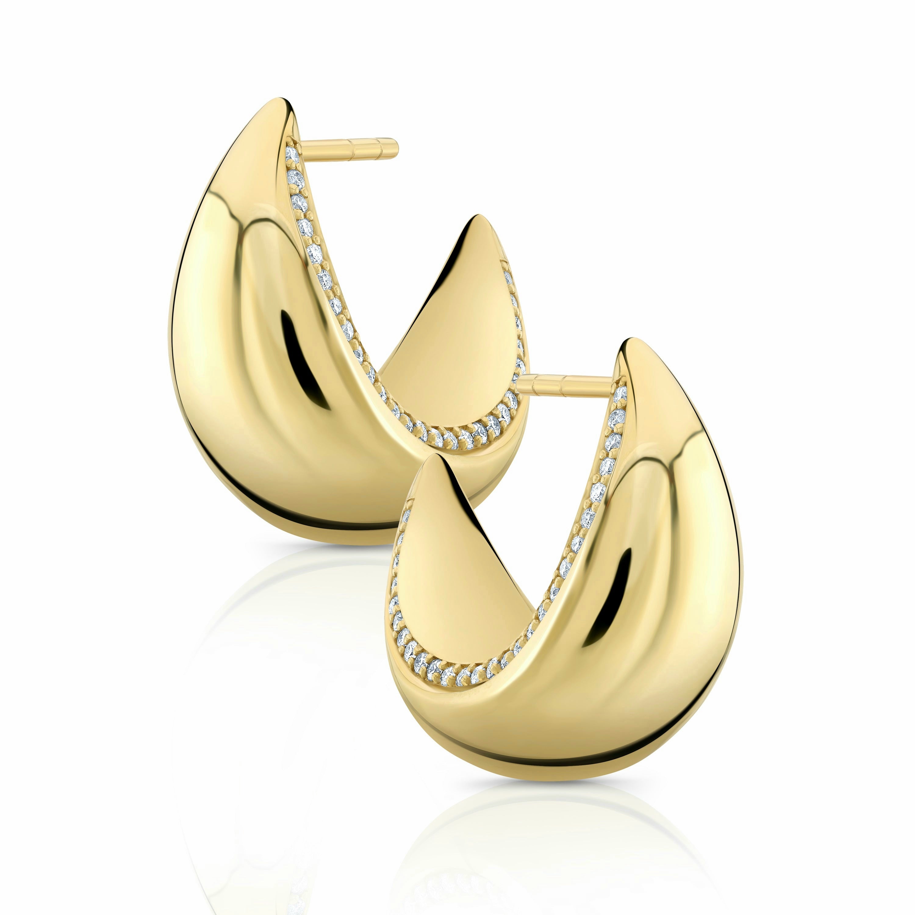 Love Dome Hoop Earrings