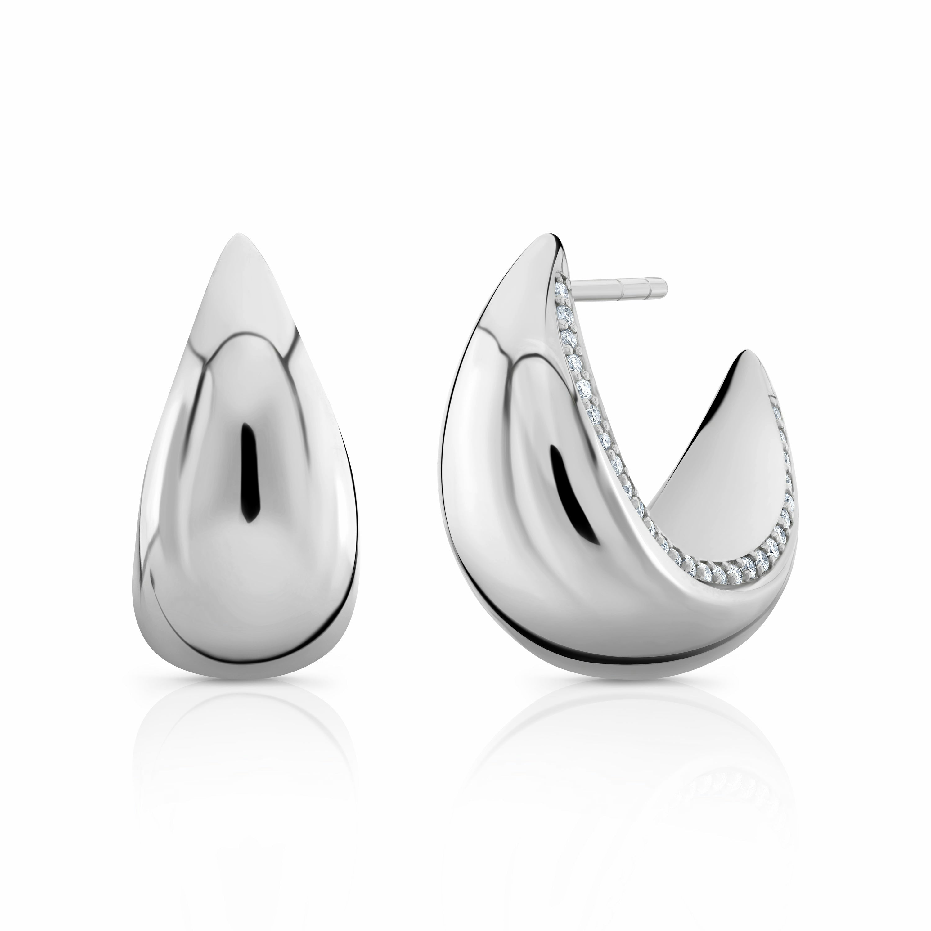 Love Dome Hoop Earrings