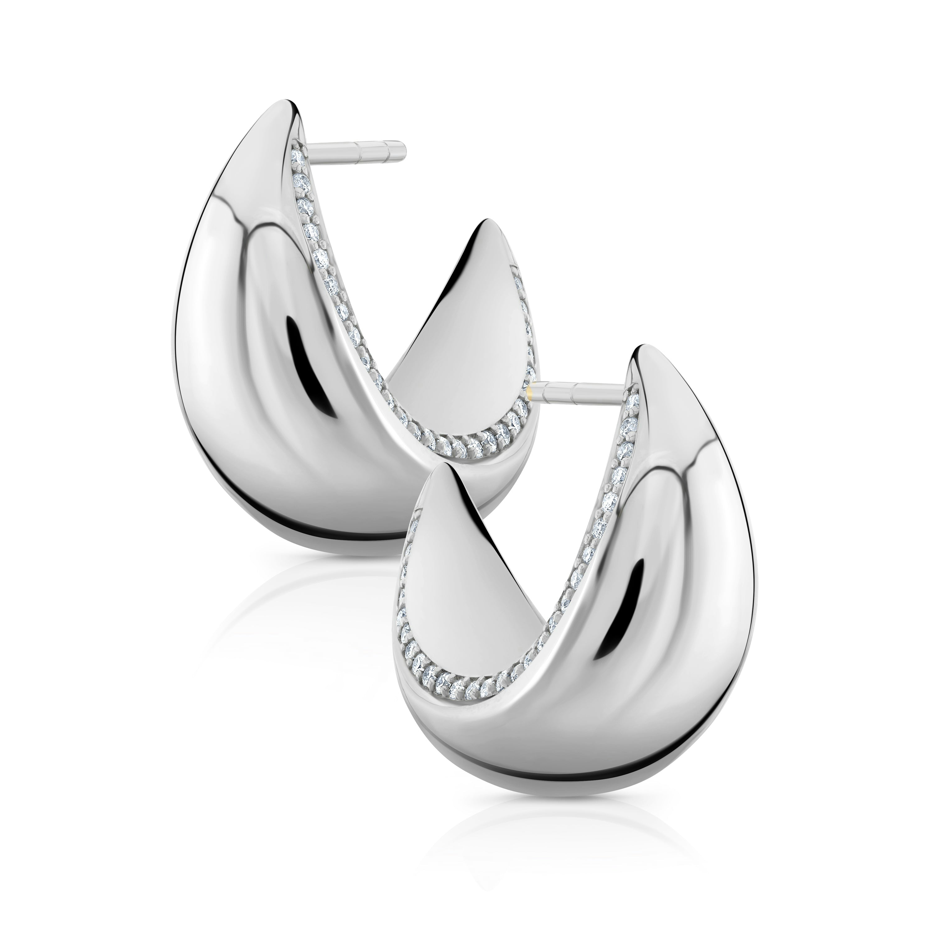 Love Dome Hoop Earrings