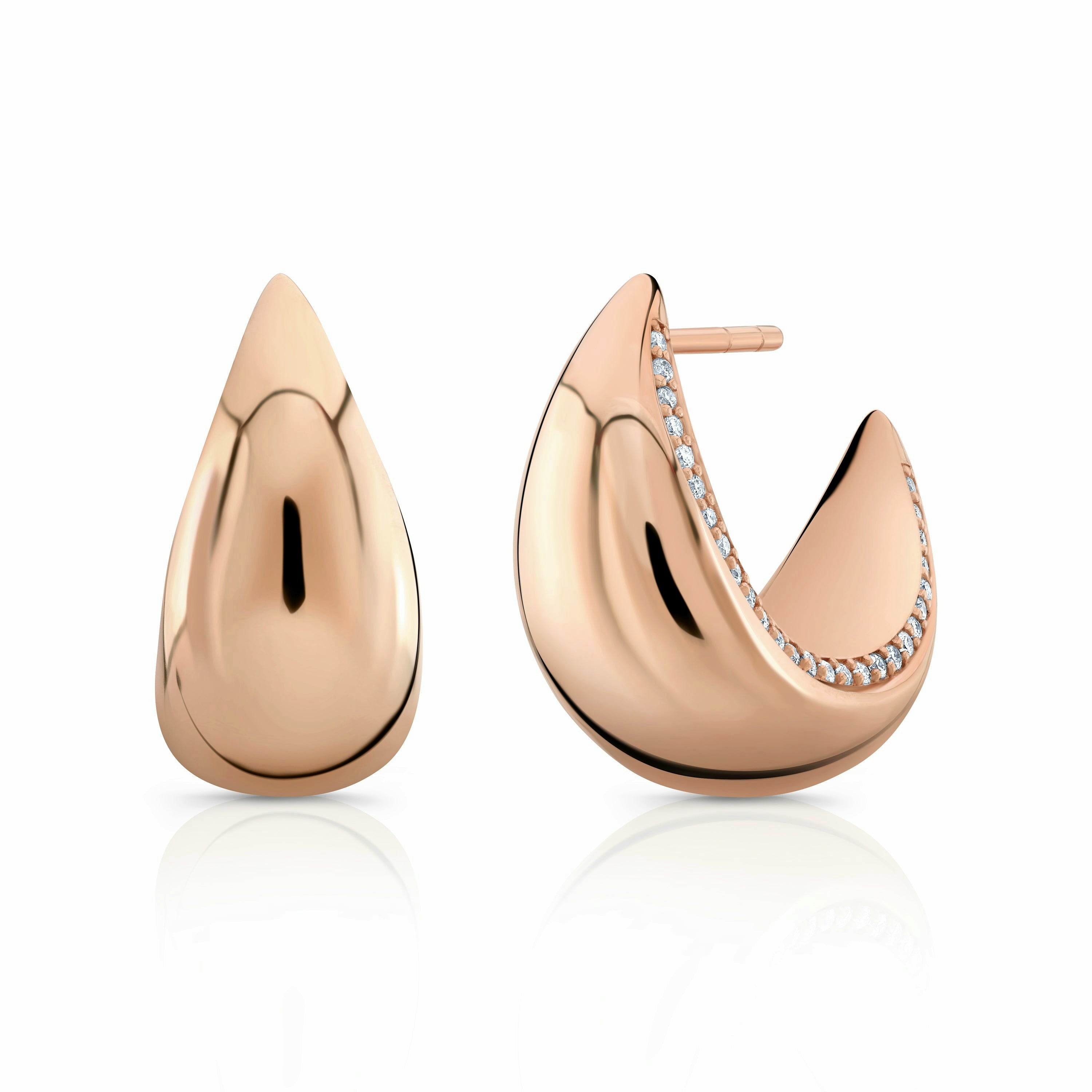 Love Dome Hoop Earrings