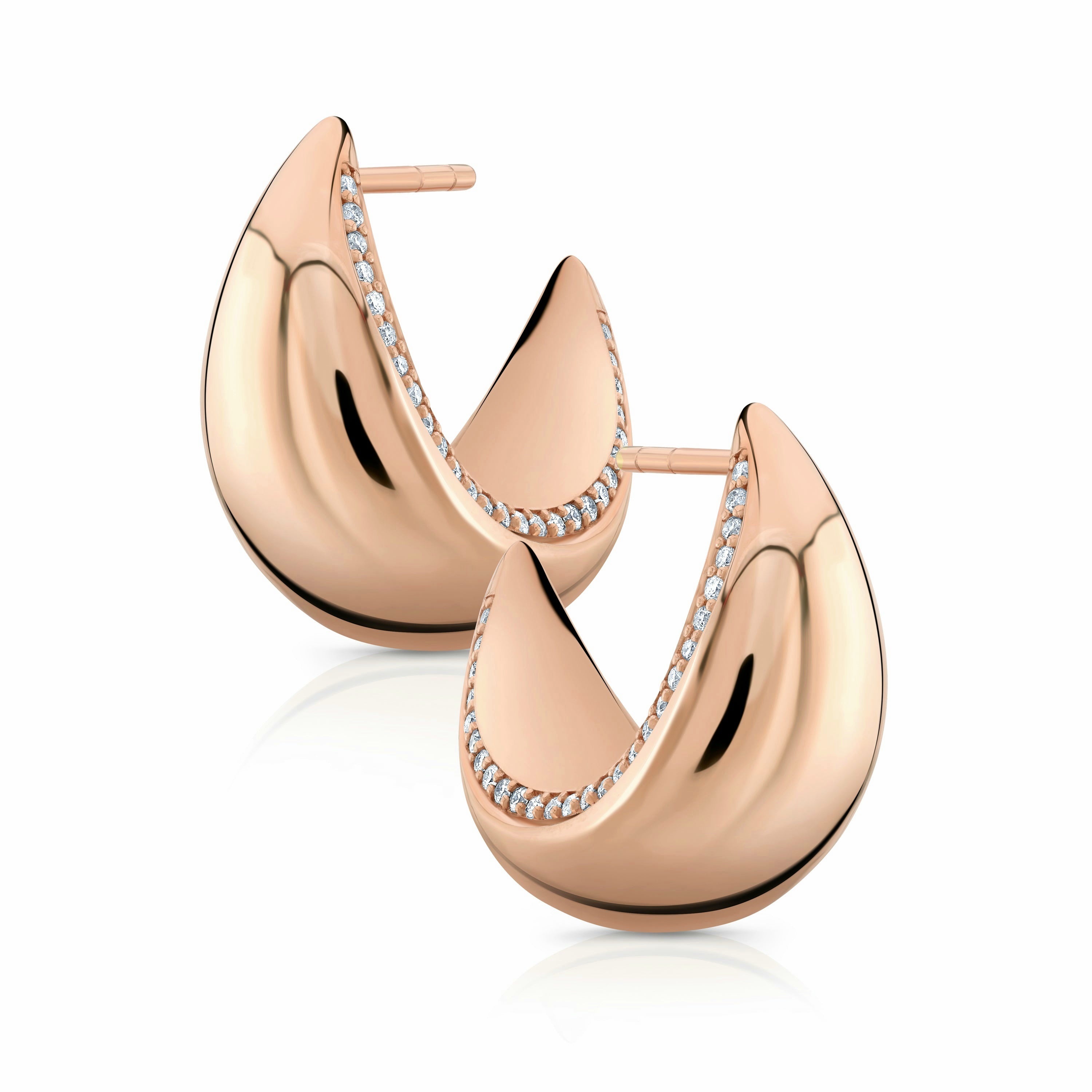 Love Dome Hoop Earrings