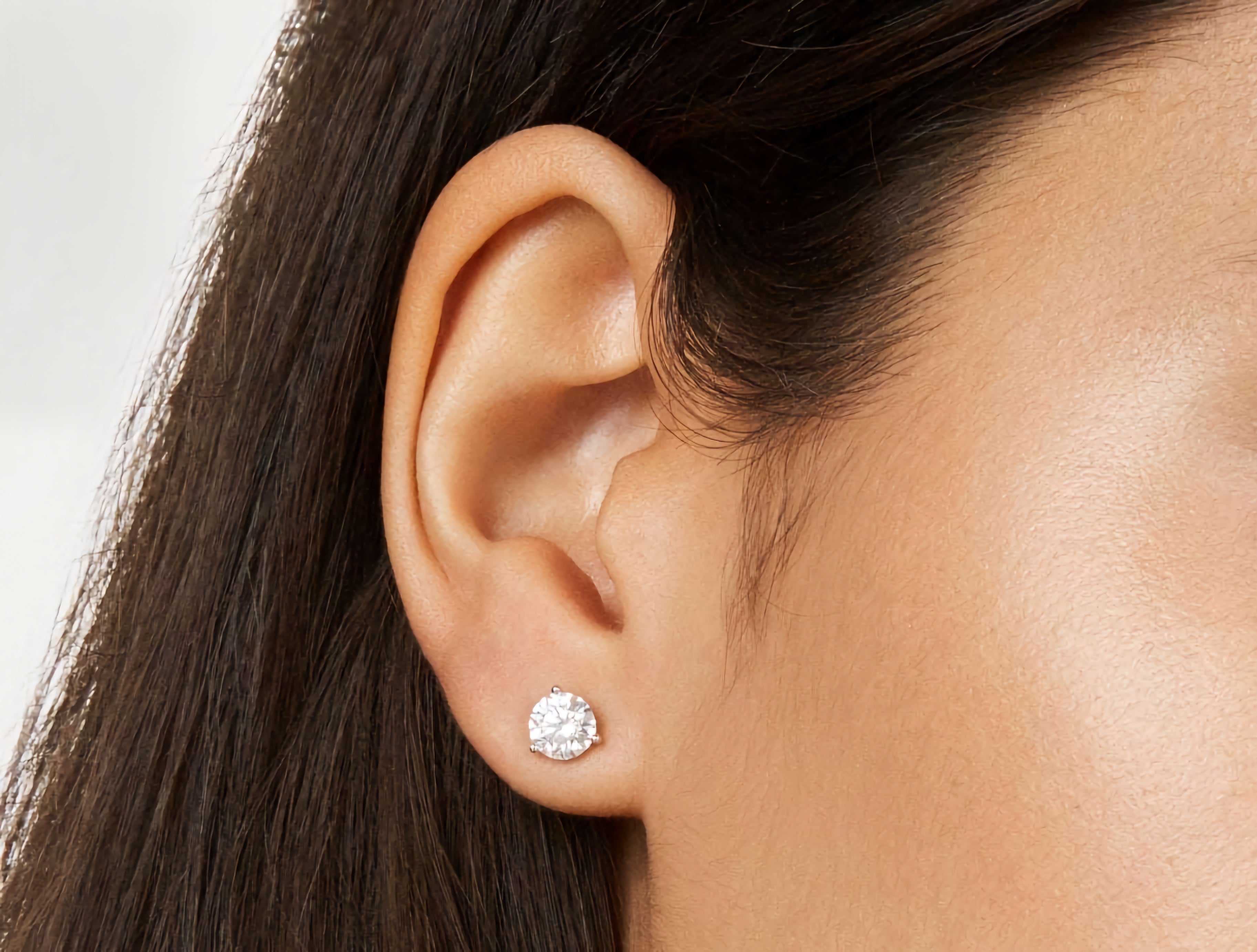 Round Stud Earrings