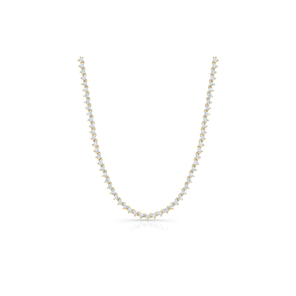 Heart Tennis Necklace
