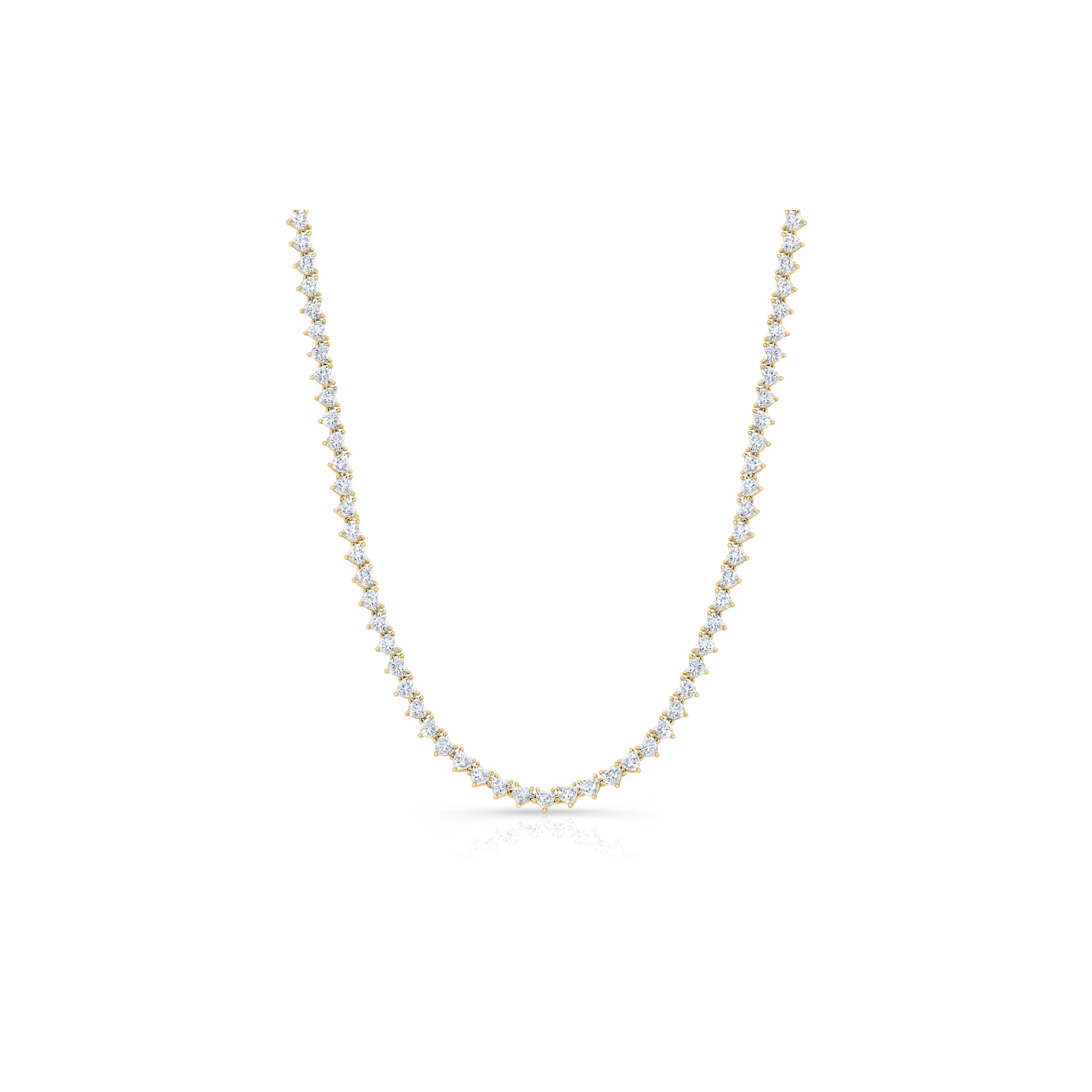 Heart Tennis Necklace