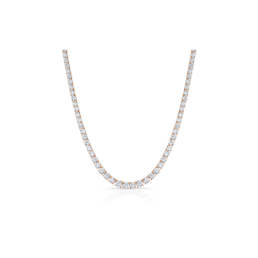 Love Tennis Necklace Round