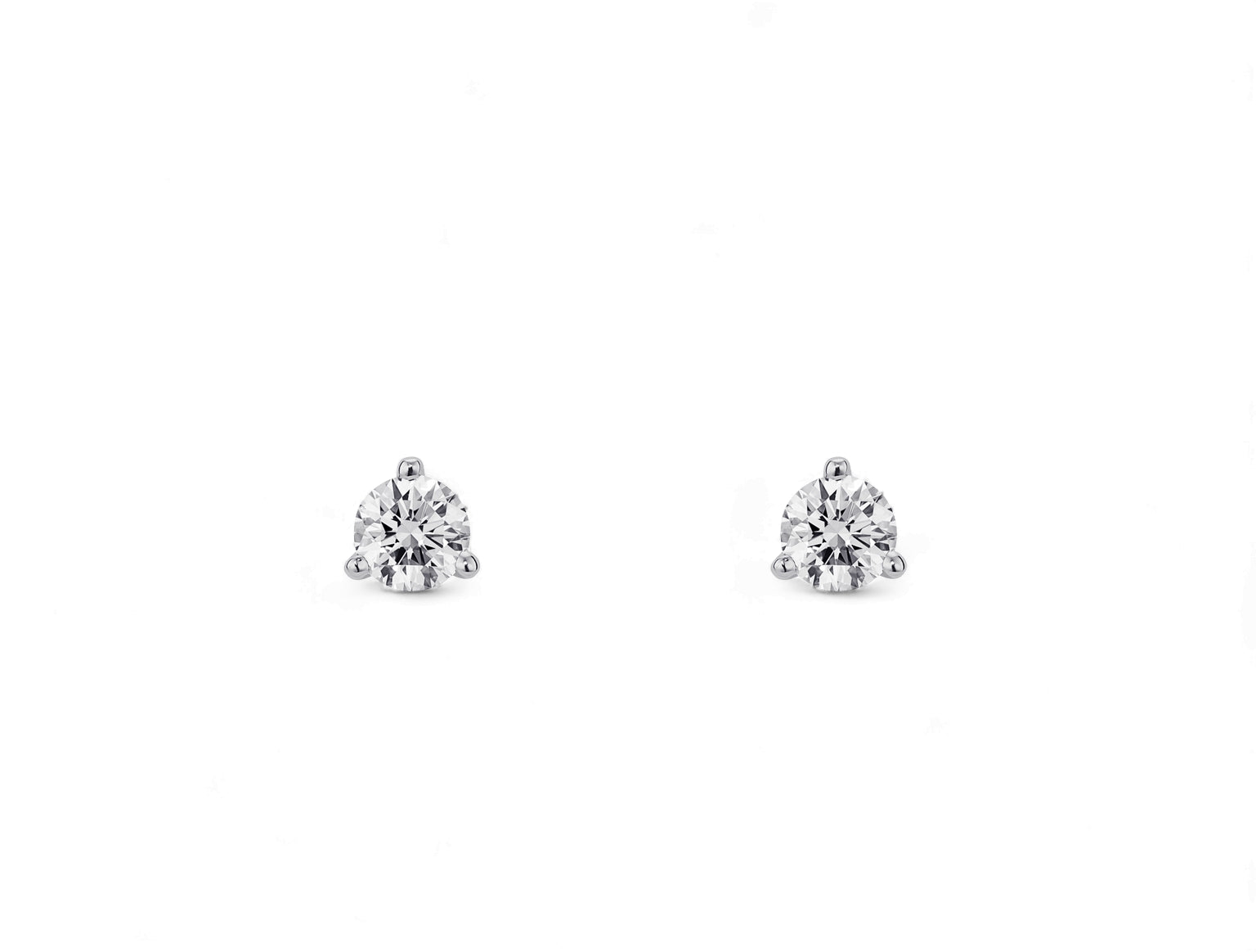 Round Stud Earrings