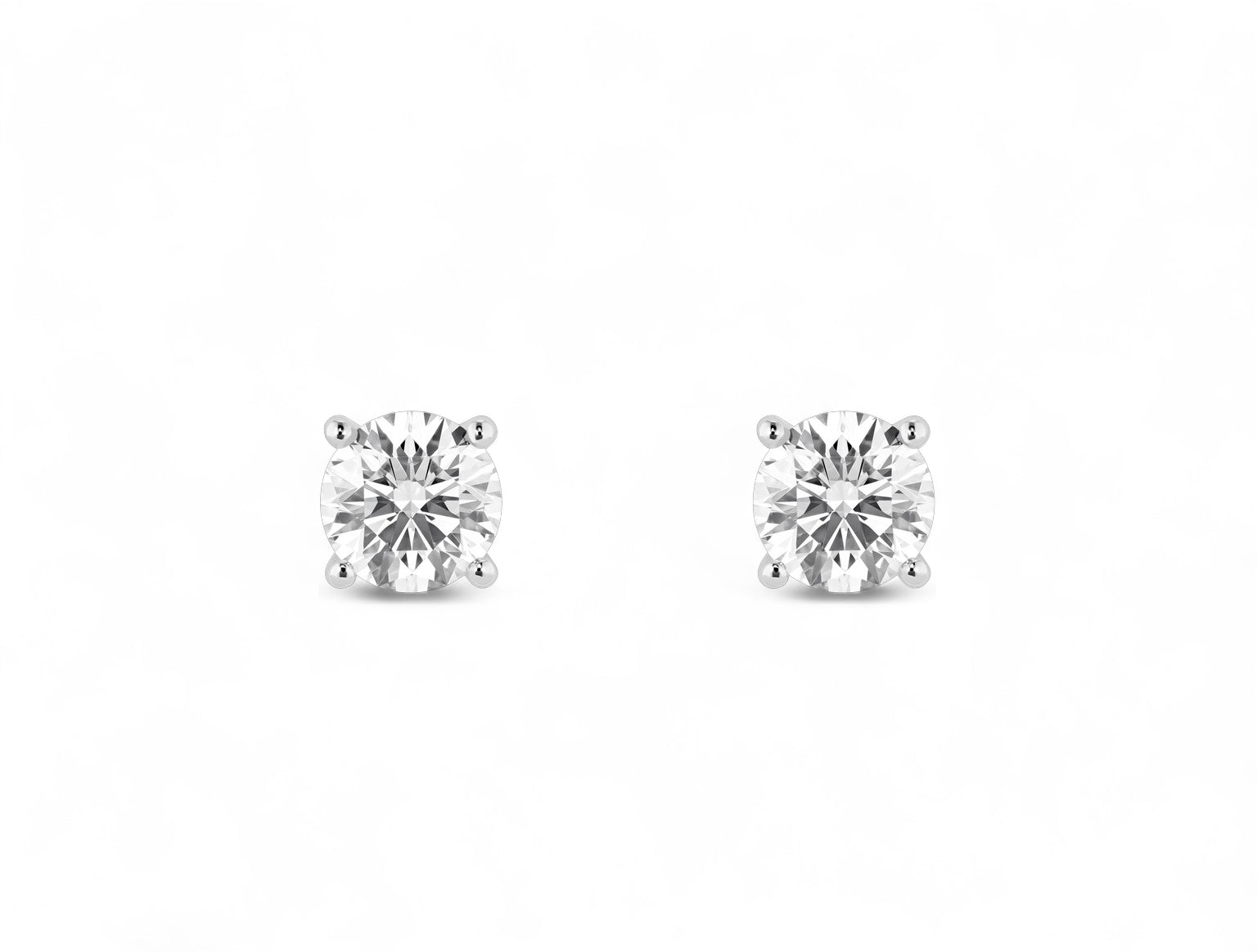 Round Stud Earrings