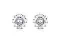 Cushion Cut Stud Earrings