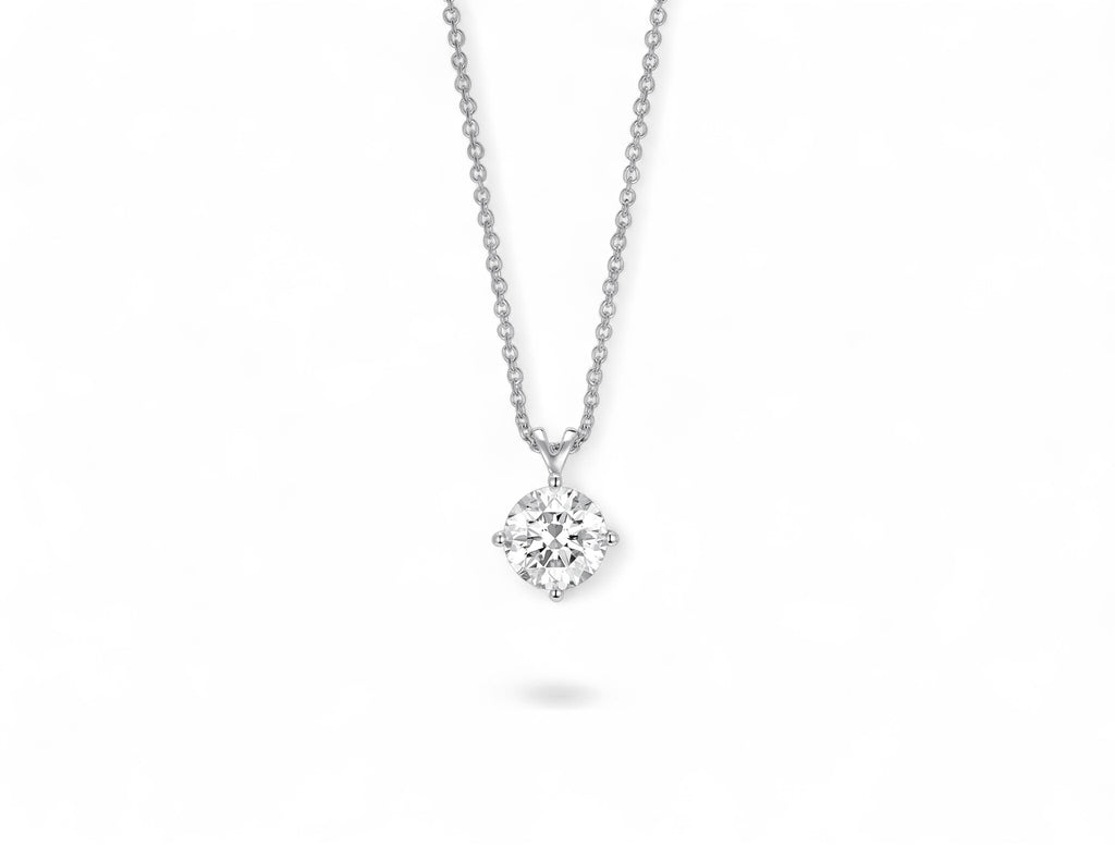 Round Solitaire Pendant