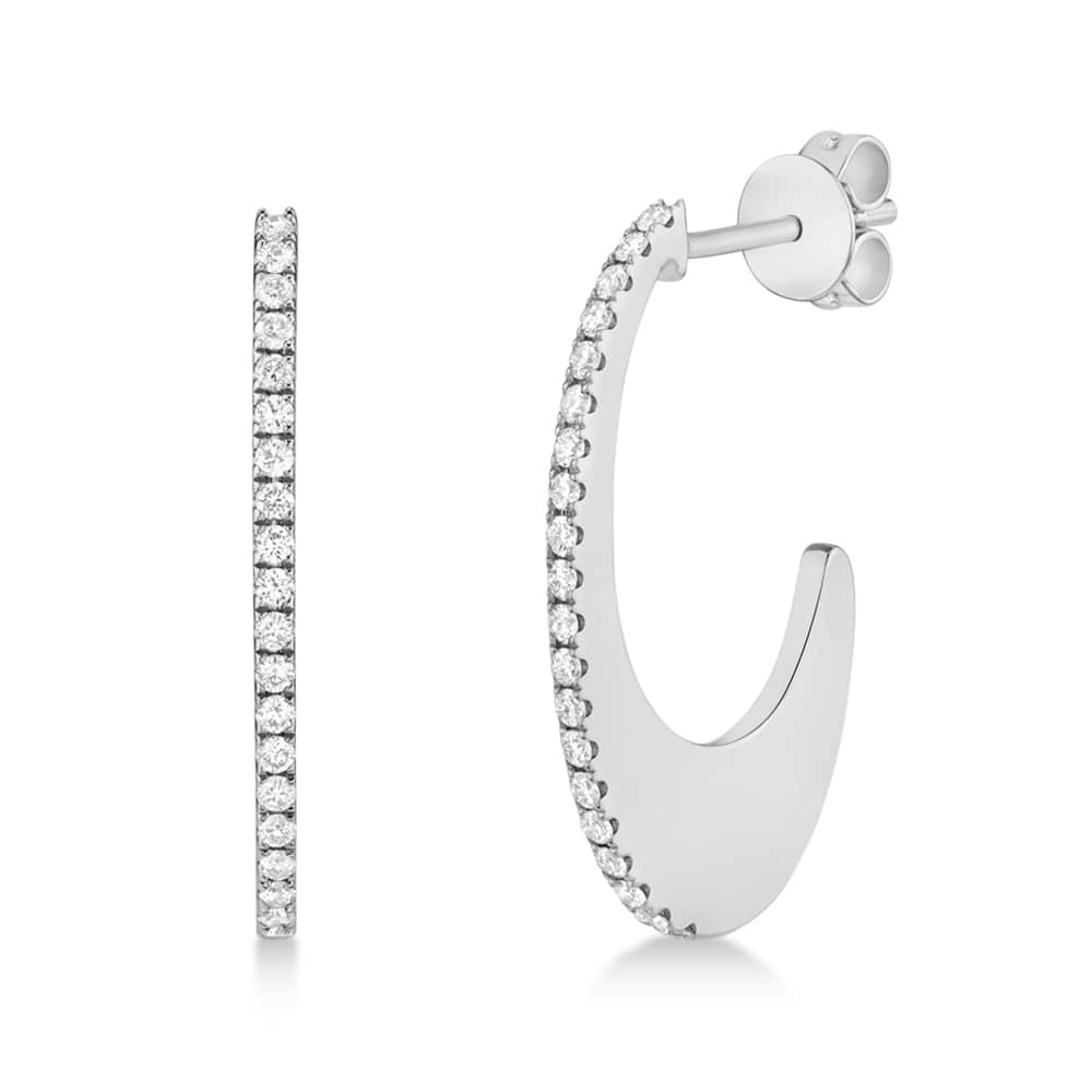 Accented Hoop Earrings