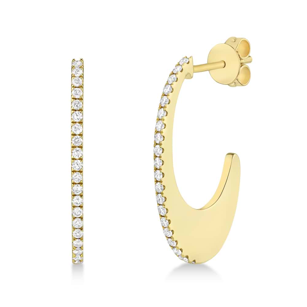 Accented Hoop Earrings