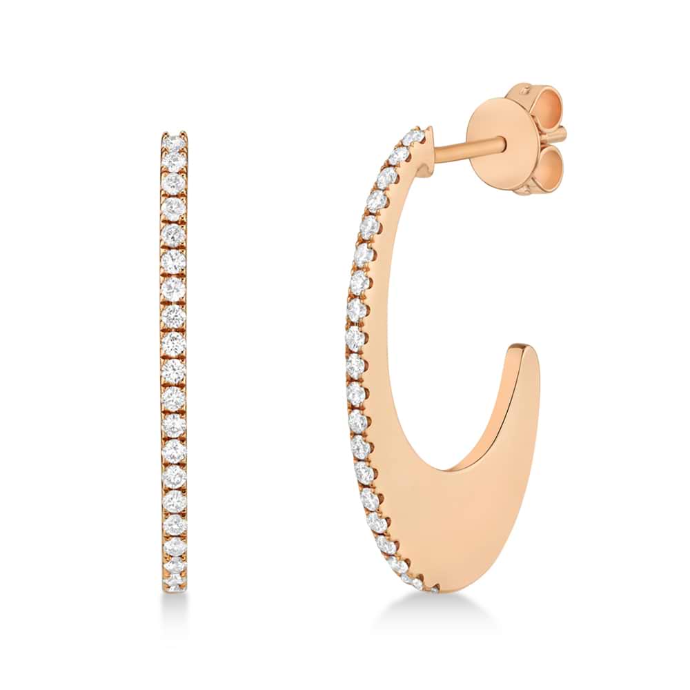 Accented Hoop Earrings