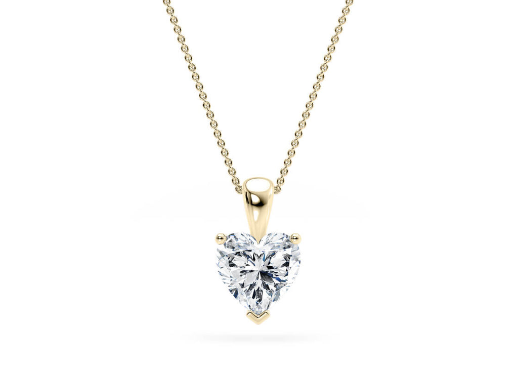 Heart Shape Solitaire Pendant